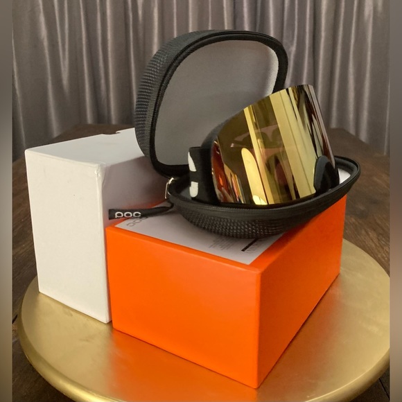 POC Lid SKI GOGGLES, Uranium Black, ONE SIZE. ♥️ Case included - Picture 3 of 7